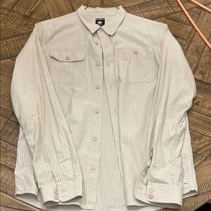 Striped Button-Up Shirt